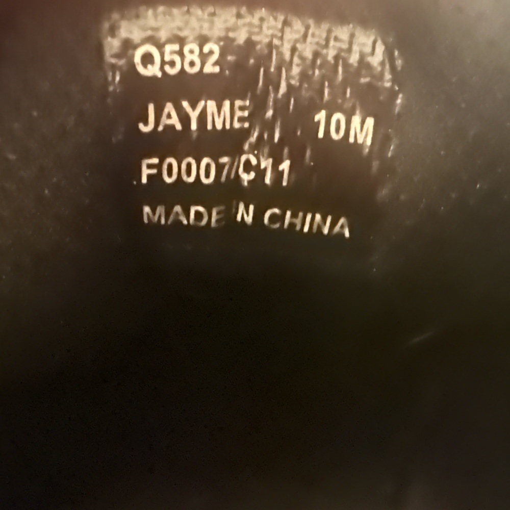 Coach Jayme Sneaker Signature Black Canvas Silver Leather Trim Size 10 - Picture 5 of 10